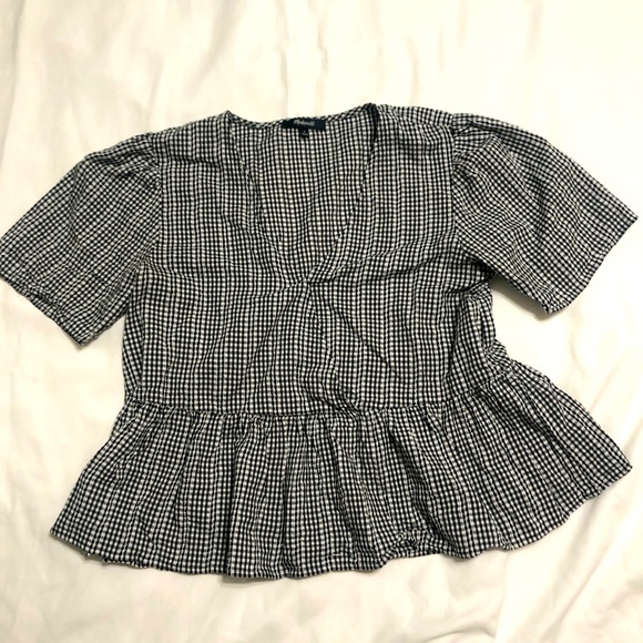 Madewell Tops - Madewell checkered blouse